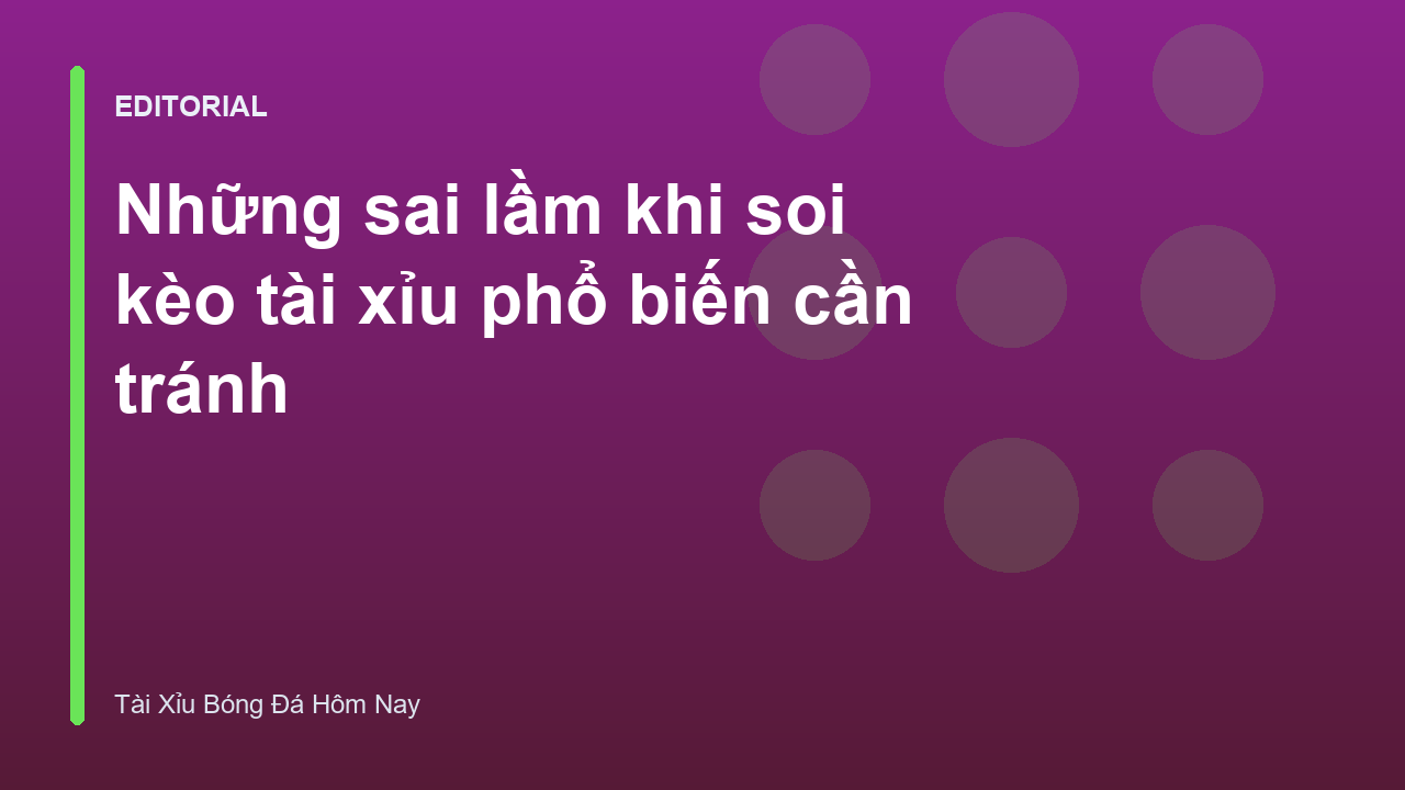 Người chơi đang phân tích các sai lầm khi soi kèo tài xỉu bóng đá